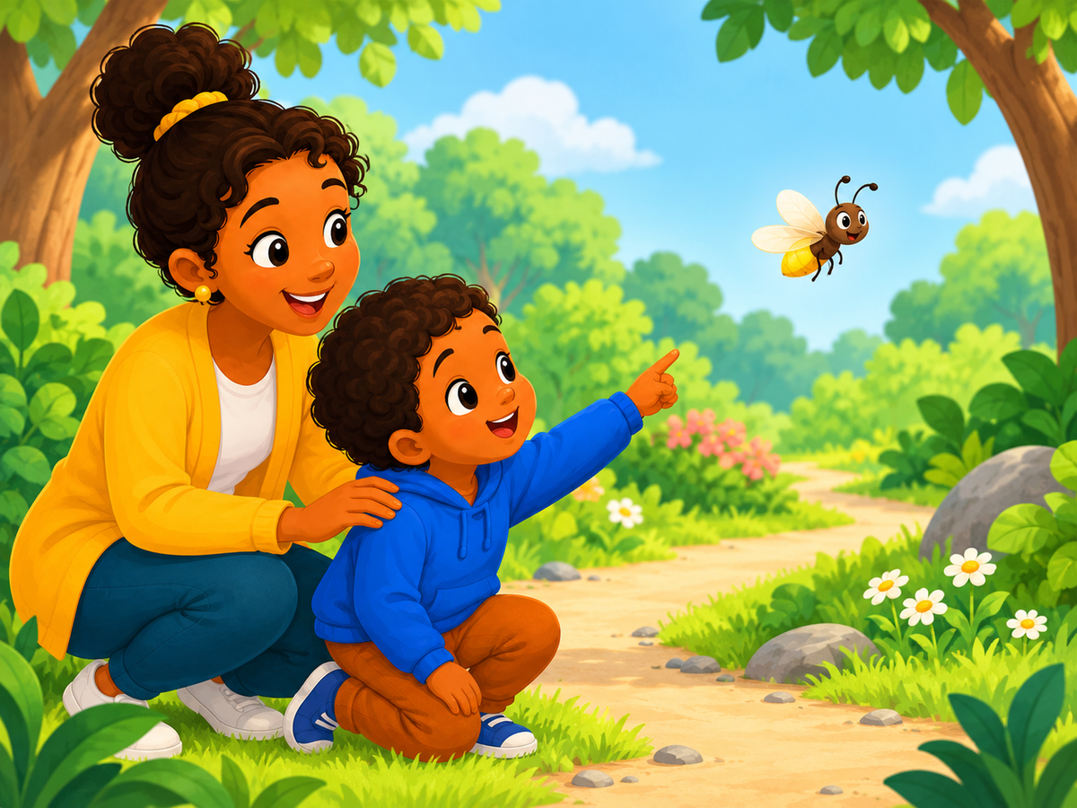 Track the firefly — Brainopia Focus Forest artwork.
