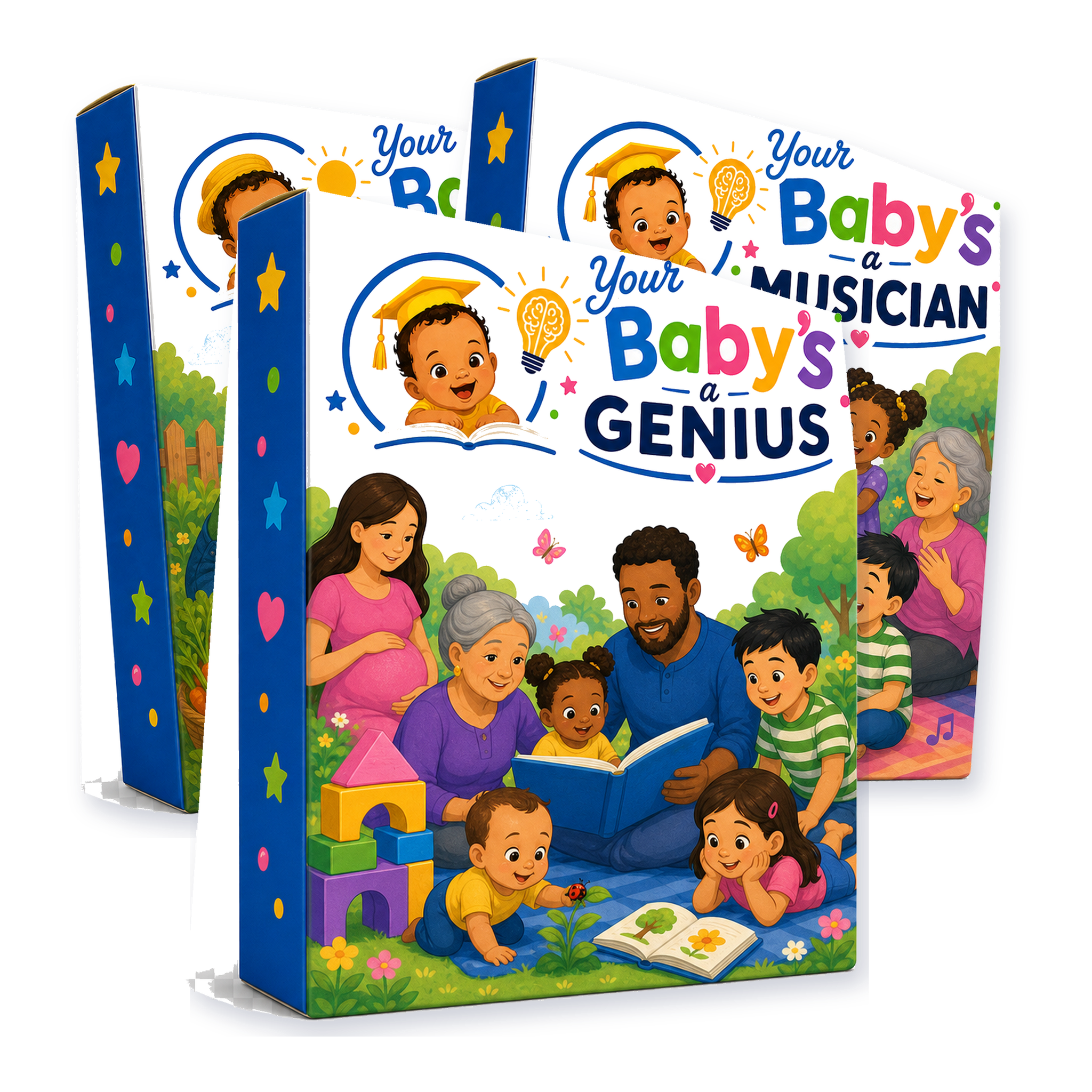 Your Baby's a Farmer, Your Baby's a Genius, and Your Baby's a Musician EBook covers.